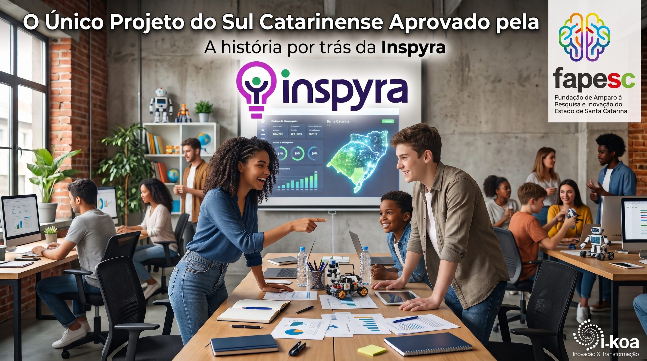 O único projeto do Sul Catarinense aprovado pela FAPESC: a história por trás da Inspyra