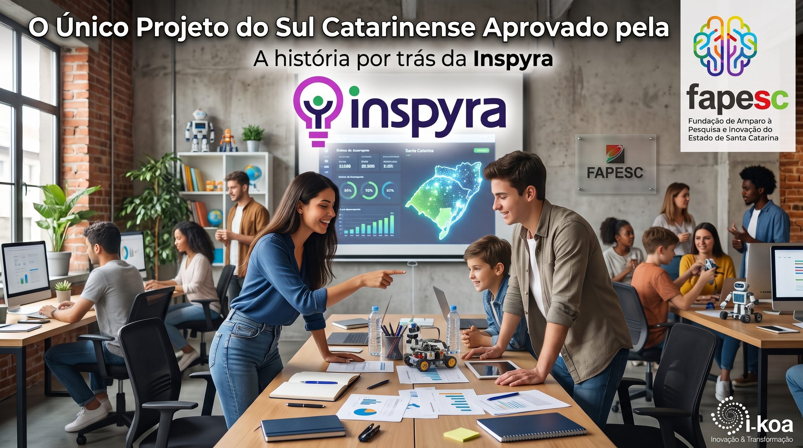 O único projeto do Sul Catarinense aprovado pela FAPESC: a história por trás da Inspyra